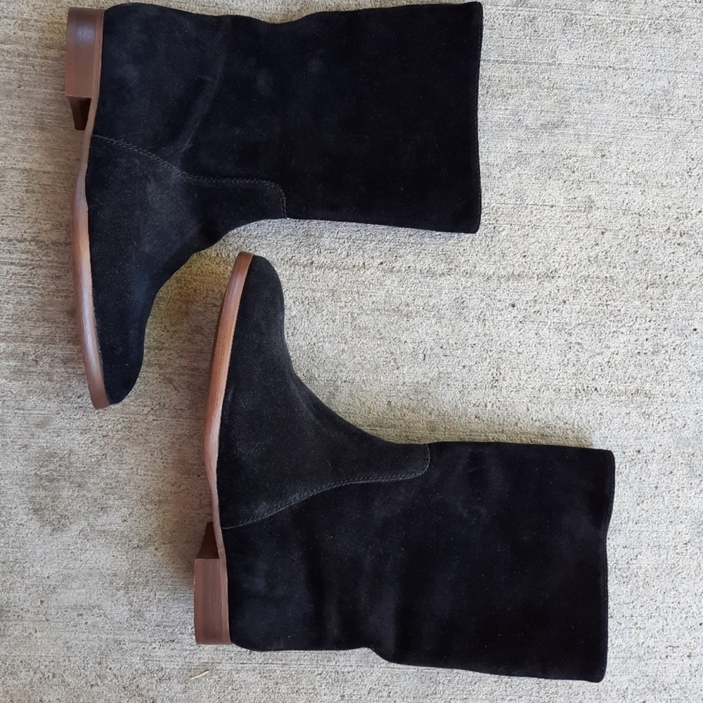 J crew suade midi boots